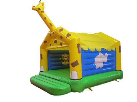 Inflatable Bounce House For Kids With Giraffe