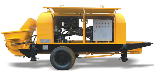 Concrete trailer Pump