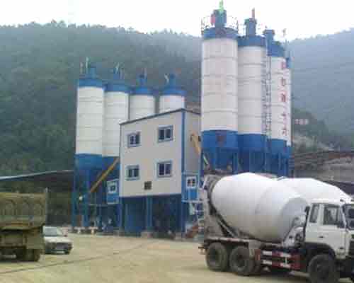 Concrete mixing plants