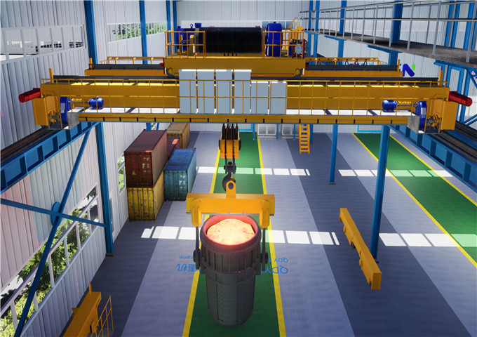 Metallurgical overhead crane price in China