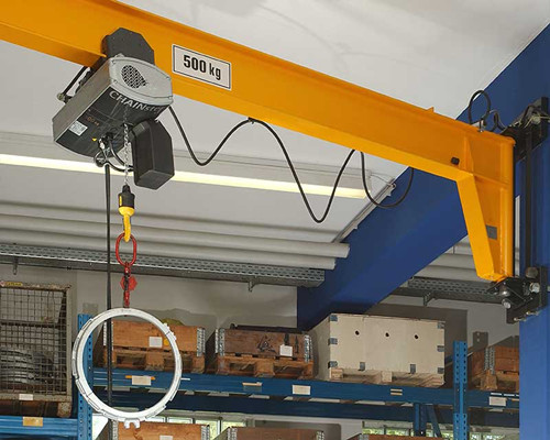 Ellsen well build chain hoist electric fixed on jib crane