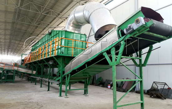 Beston Garbage Sorting Plant was Successfully Installed in Uzbekistan