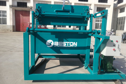 BTF1-3 Small Egg Tray Forming Machine Shipped to Chile