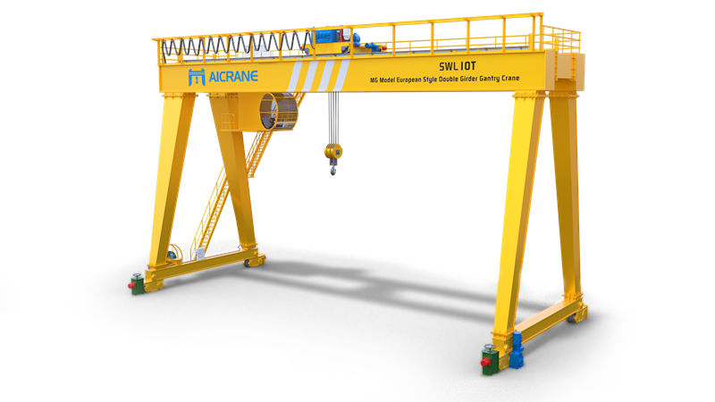 European type double beam gantry crane