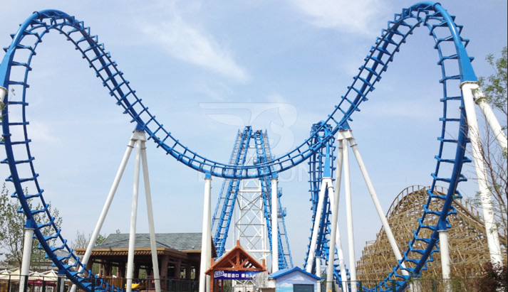 amusement park roller coaster ride