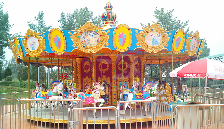 Fairground carousel ride